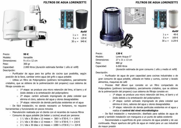 PURIFICADORES DE AGUA
