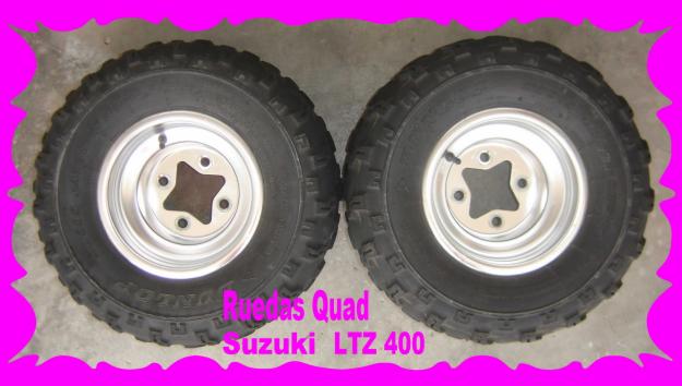 Ruedas de Quad Completas  Suzuki LTZ 400 ide Orijinales de Suzuki   precio 280 las dos