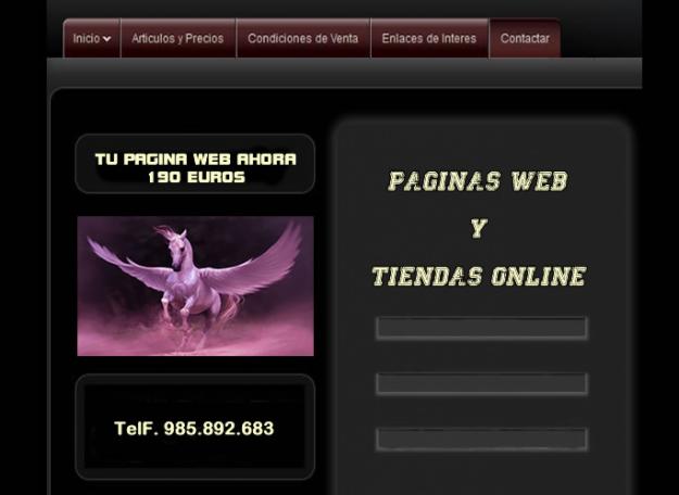 Diseño web y Tiendas online gestionables