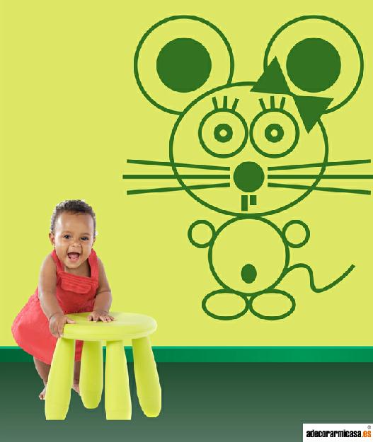 Ratonzuca Vinilo decorativo infantil