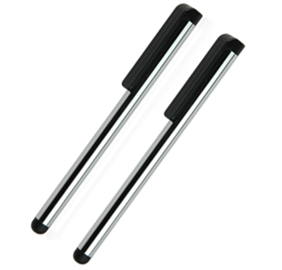 Dos STYLUS, PUNTERO, LAPIZ PARA TOUCH SCREEN TIPO IPHONE