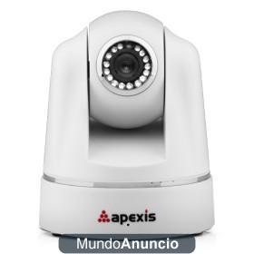 Cámara IP APEXIS con movimiento remoto y audio bidireccional