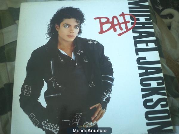 DISCO VINILO MICHAEL JACKSON BAD