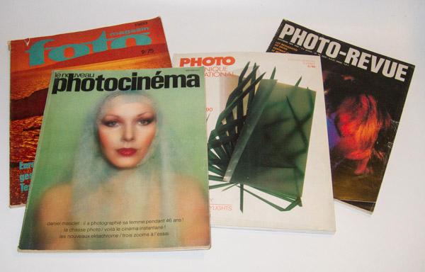 Antiguas revistas de Fotografía