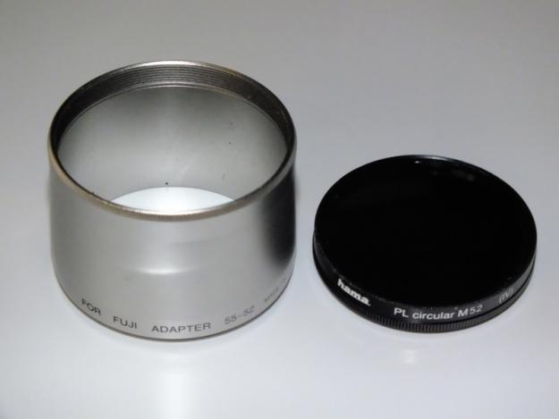 Filtro Polarizador Circular Hama 52mm  + Adaptador 55mm - 52mm