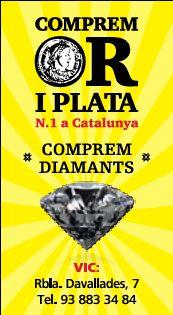 Compre or, plata i brillants vic