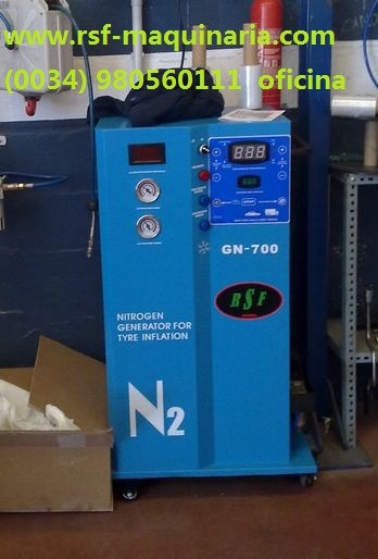 Generador e inflador de nitrogeno (n2)