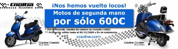 Scooters Cooltra de 2ª mano por tan sólo 600€*