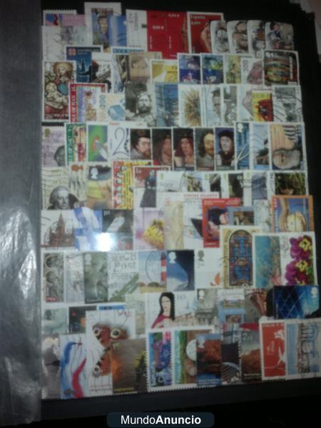vendo lote de 667 sellos conmemorativos diferentes recientes de europa occidental