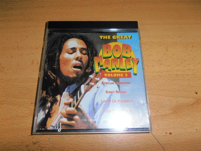 Lote de 4 cds originales: bob marley, reggae, soul y country