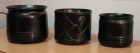 Conjunto de 3 maceteros de cerámica - mejor precio | unprecio.es
