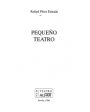 Pequeño teatro. ---  Alfar, Serie Teatro nº1, 1998, Sevilla.