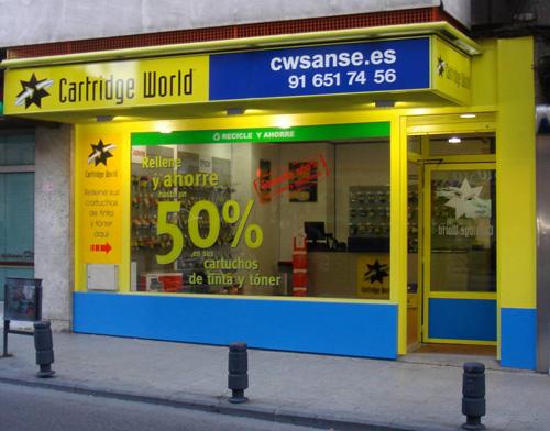 CARTRIDGE WORLD / cartuchos reciclados madrid, venta cartuchos reciclados madrid impresora