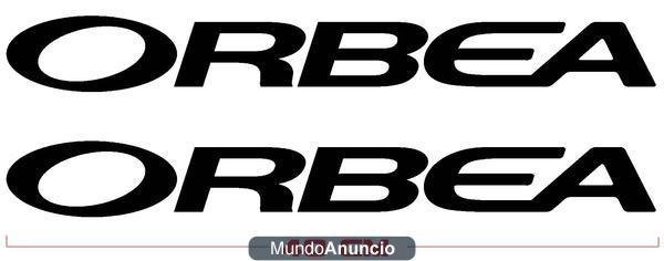 pegatina orbea cuadro sticker adhesivo vinilo personalizado biker bici ciclismo ciclista campo deporte
