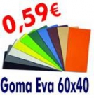 Goma eva, planchas 60 x 40 cms y 2 mm de espesor por 0,59 € - mejor precio | unprecio.es