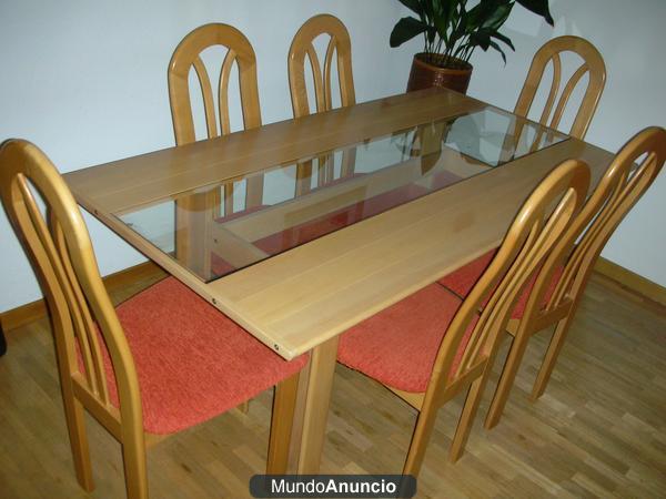 MESA DE COMEDOR CON SILLAS