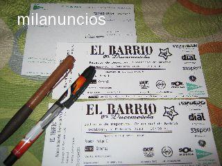 entradas del barrio dia 5 de febrero en pista a 50€