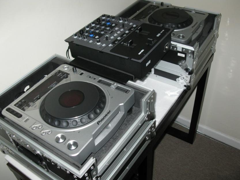 Pro DJ Equipo c / Roady Casos Ready