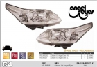 FAROS OJOS DE ANGEL CITROEN C4 motor incluido reg.elect - mejor precio | unprecio.es