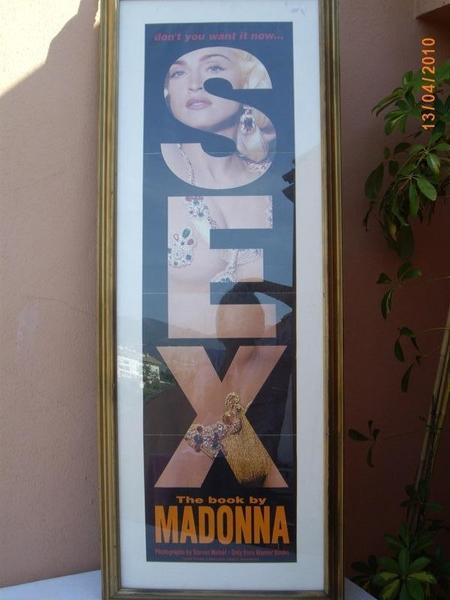 POSTER SEX THE BOOK BY MADONNA