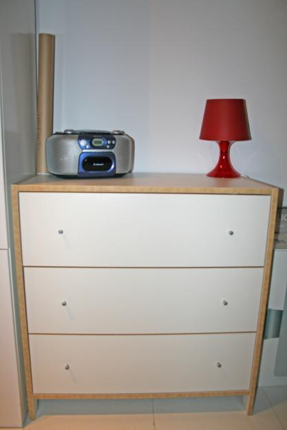 CÓMODA 3 CAJONES IKEA