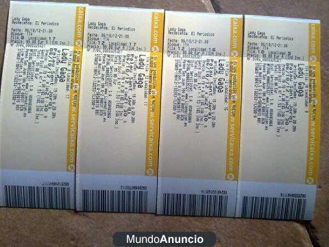 entradas lady gaga barcelona