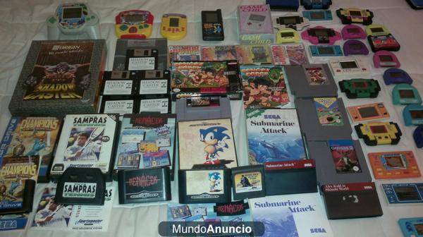 lote de juegos diversos de sega,nintendo,pc,consolas.