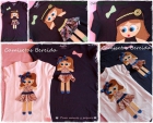 camisestas con apliques en fieltro y tela en muñeca - mejor precio | unprecio.es