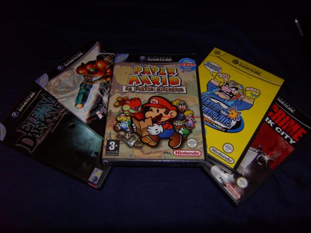 Juegos Gamecube: Papermario, Eternal Darknes, Metroid II,Wario ware...