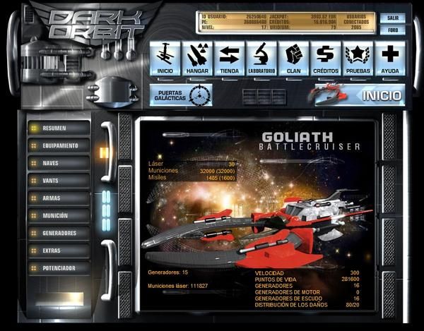 Vengo cuenta Dark Orbit