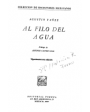 Al filo del agua. Prólogo de A. de Castro Leal. ---  Porrúa, 1977, México.