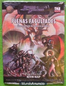 Plenas facultades. Una aventura de fantasía psiónica. Sword Sorcery. Precintado