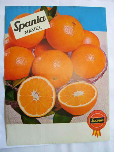 Cartles publicidad citricos años 60