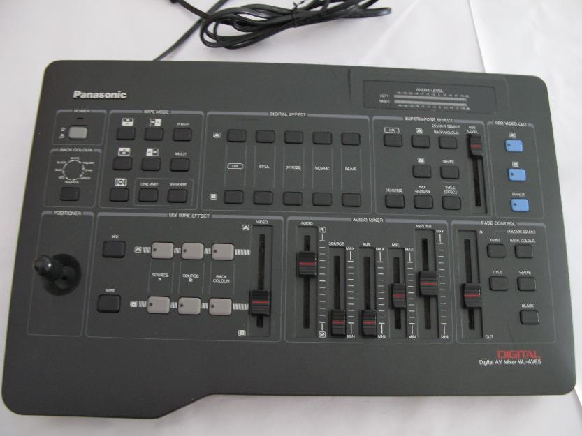 digital av mixer wj-ave5 + editor de testo como nuevo