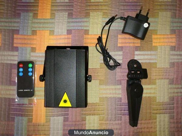 Proyector laser con mando a distancia