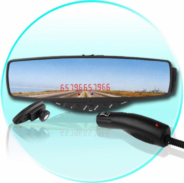 ESPEJO RETROVISOR CON BLUETOOTH MANOS LIBRES