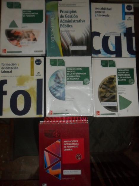 VENDO LIBROS GESTIÓN ADMINISTRATIVA COMPLETAMENTE NUEVOS