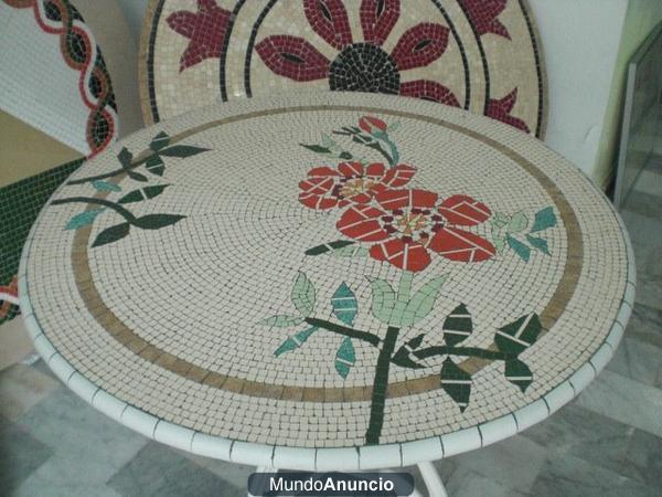 TAPAS  ARTESANAS   EN MOSAICOS PARA  SU MESA.