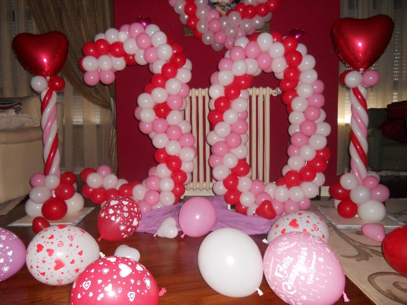 Decoracion con globos comuniones Bodas. Sueltas de globos bodas eventos