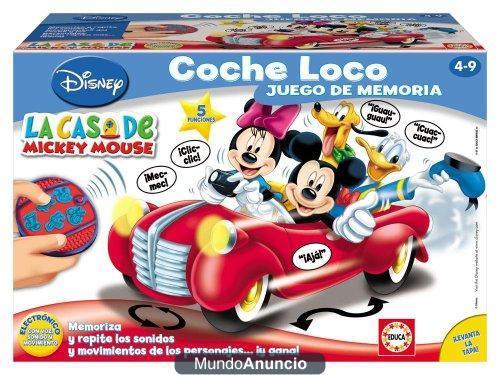 Juegos Disney - Juego Coche Loco Mickey Mouse (Educa Borrás - 13641)