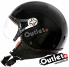 casco JET fashion MITAKA H102 NEGRO NUEVO - mejor precio | unprecio.es