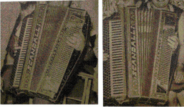 acordeon cromática de colección (fue expuesta en toda europa en decada 1930