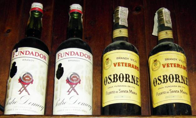 botellas coñac antiguas