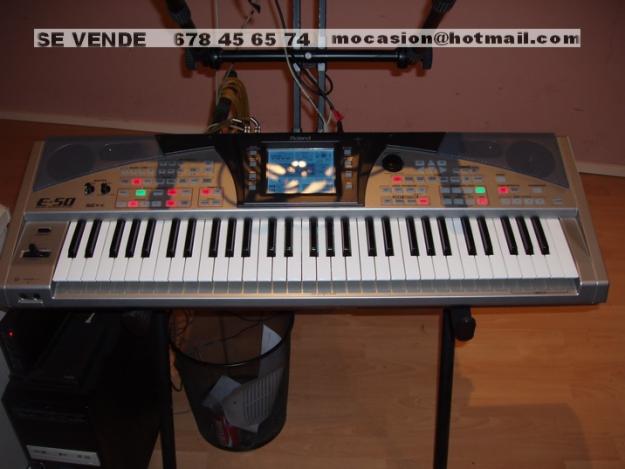 piano teclado  roland E-50 vendo