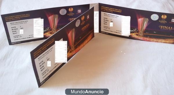 VENDO 4 entradas uefa europa league