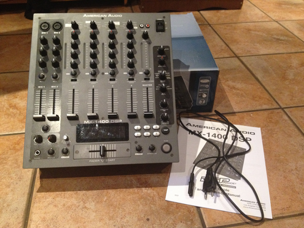 mesa mezcla american audio mx-1400 dsp