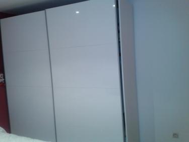 Oferta !! armario doble puerta blanco lacado nuevo