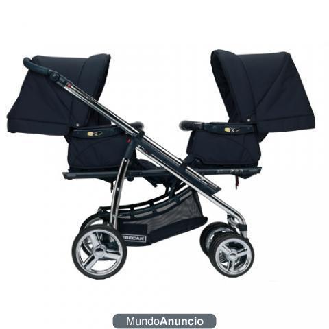 carro gemelar convertible en silla bebecar nuevo
