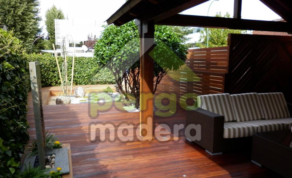 Tarima de madera de exterior desde 75 euros/m2