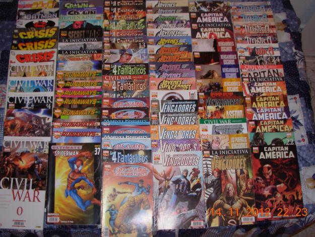 Lote de comics marvel y dc